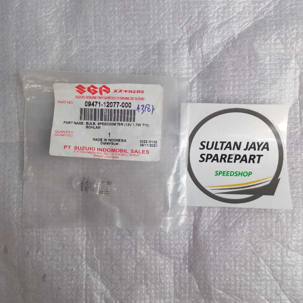 หลอดไฟ Speedometer Nex Address Satria All Suzuki 12V 1.7W T10 T10 ORI SGP 09471-12077