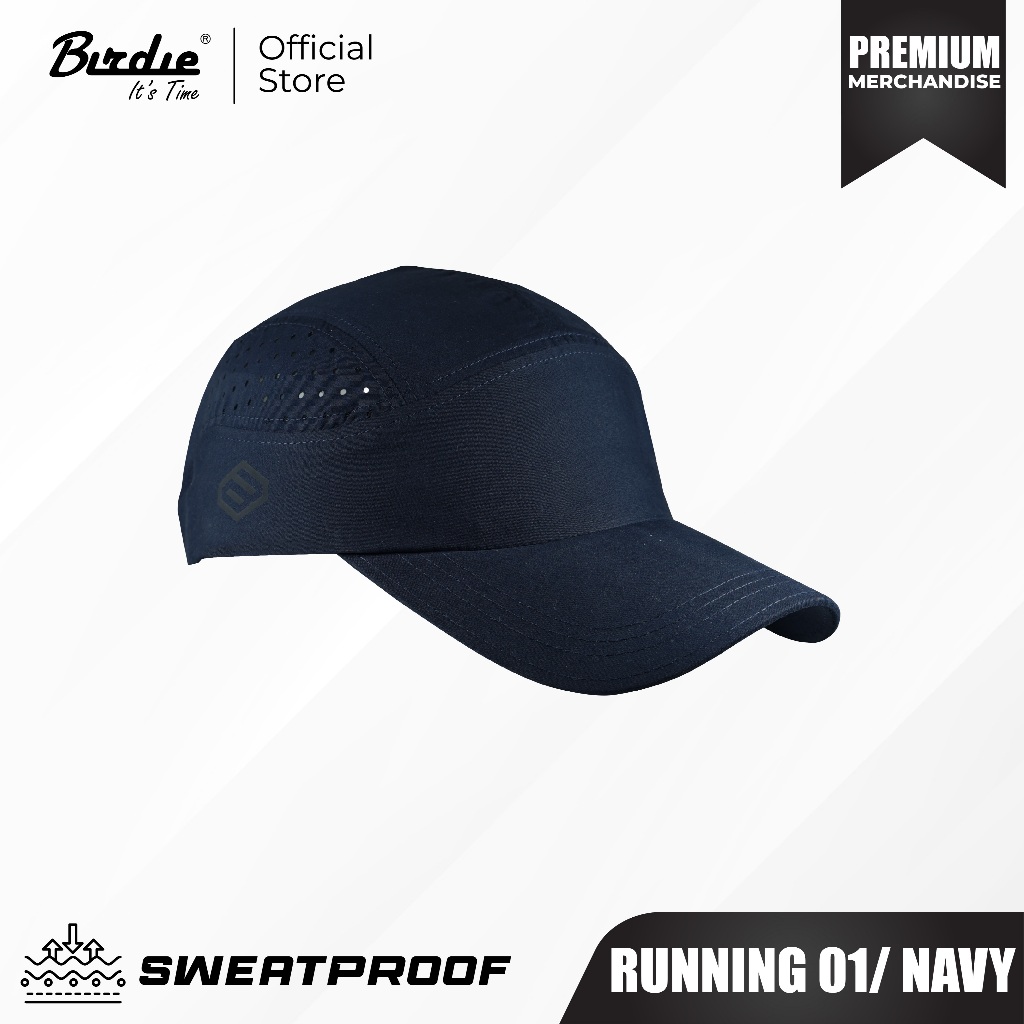 หมวกวิ่ง Water Resistance UV Protection Running-01 Birdie
