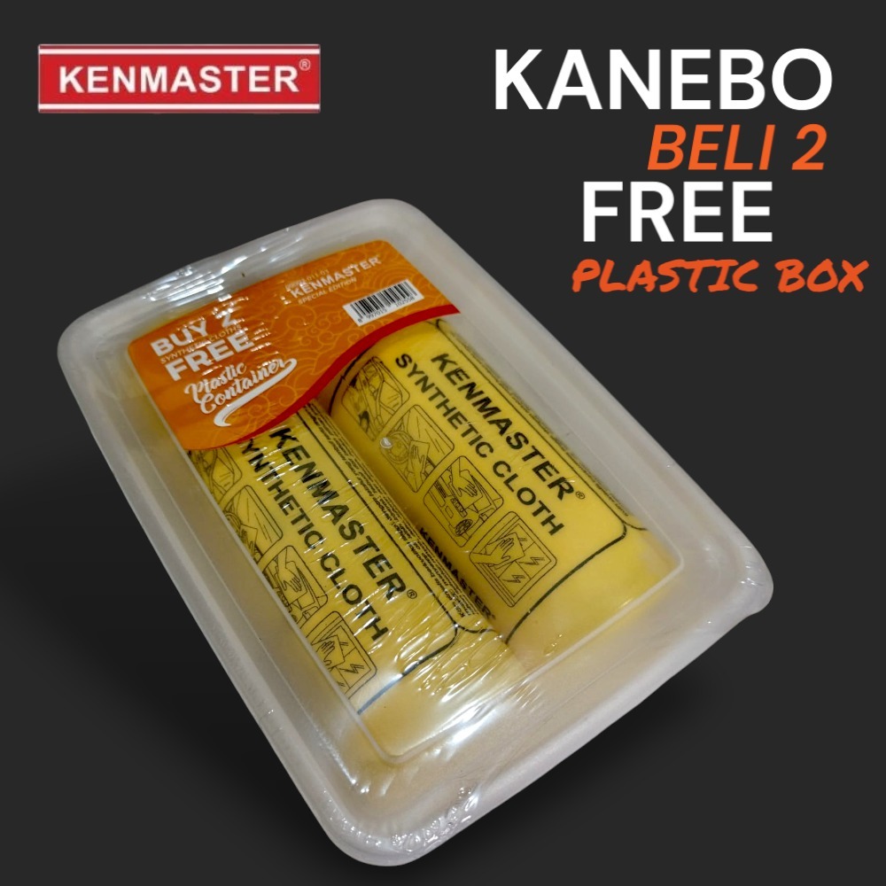 KENMASTER Kanebo 2 ชิ้น หนา Kanebo Car High Absorbency ผ้าทําความสะอาด Kanebo