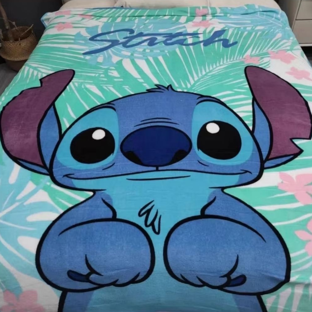 ผ้าห่มขนาดใหญ่ Disney Stitch Leaf lilositch