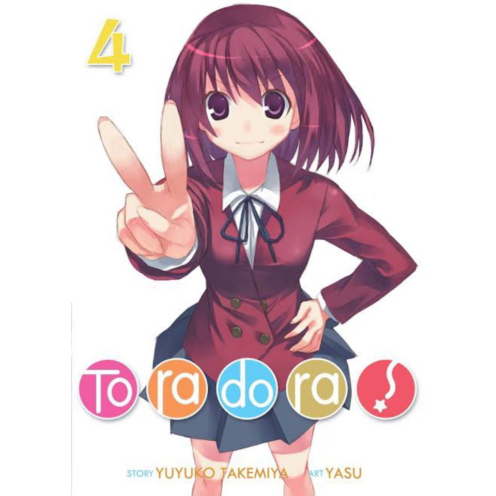 Toradora vol 4 เล่ม เวอร์ชันภาษาอังกฤษ นําเข้าหนังสือการ์ตูนอนิเมะนําเข้าต้นฉบับ