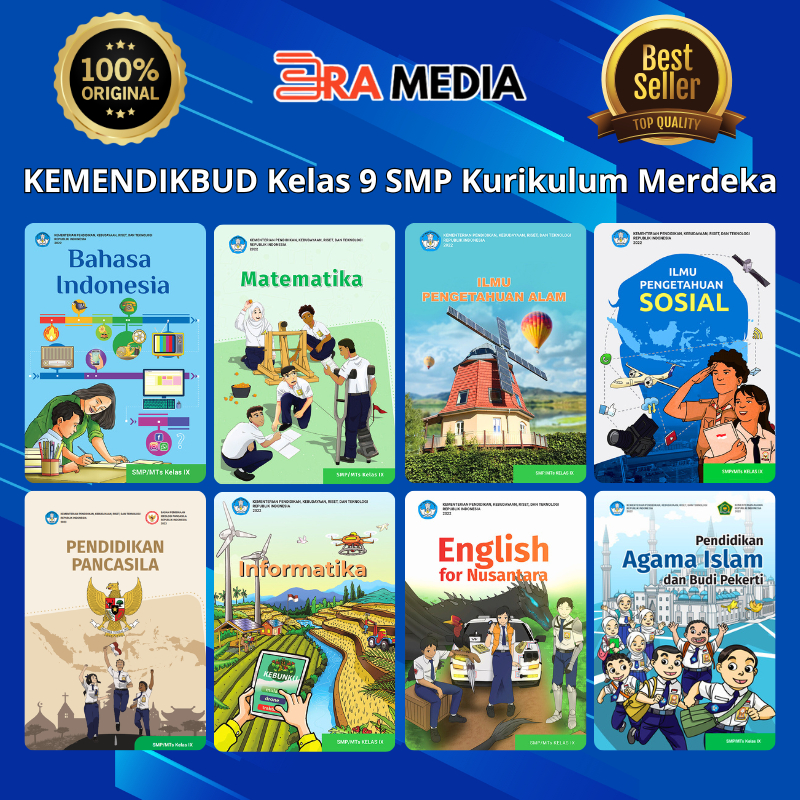 ต้นฉบับ Kemendikbud - หนังสือนักเรียนสําหรับชั้นประถมศึกษาปีที่ 9 Junior High School/Islamic Junior 