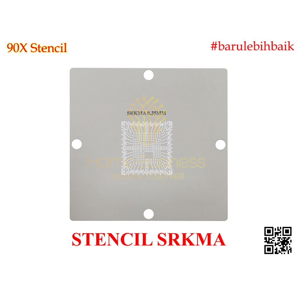ลายฉลุ Reballing แม่พิมพ์ BGA แผ่น 90X FH82HM570 QWC2 SRKM2 SRKM3 SRKM5 SRKM6 SRKM8 SRKMA SRKMB ลายฉ