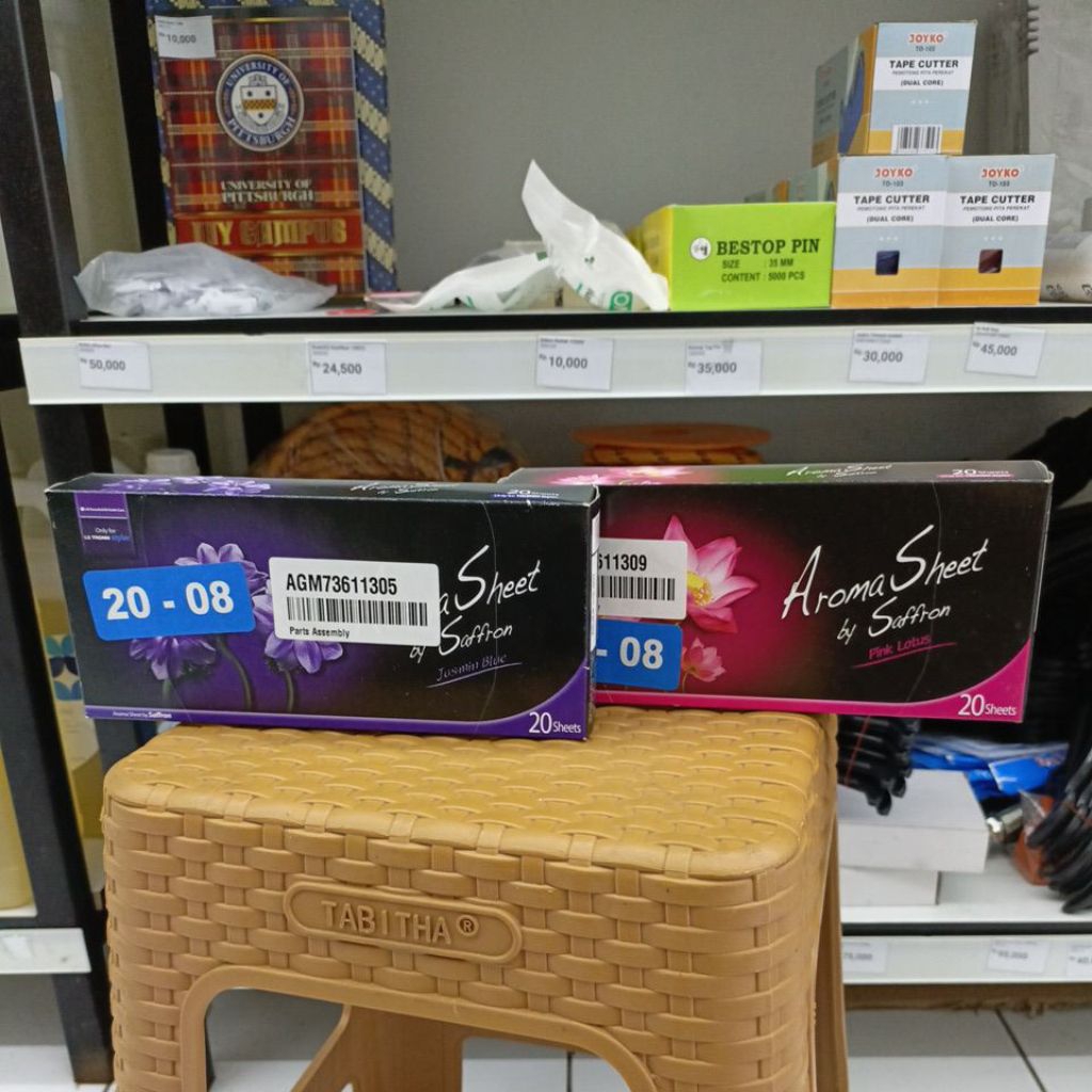 Jasmine Blue Styler เนื้อเยื่อและกระดาษทิชชู่ Pink Lotus Styler