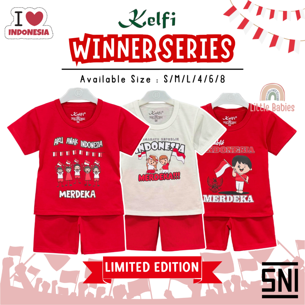 [LIMITED EDITION] KELFI INDEPENDENCE CHILDRENS SUIT AGES 1-7 ปี "WINNER SERIES" AUGUST CHILDRENS CLO