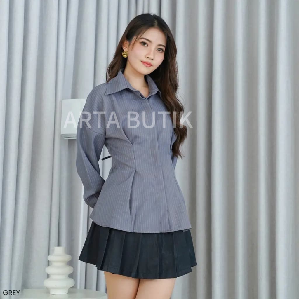 ZENDAYA เสื้อไหมพรมกึ่ง - ARTABUTIK