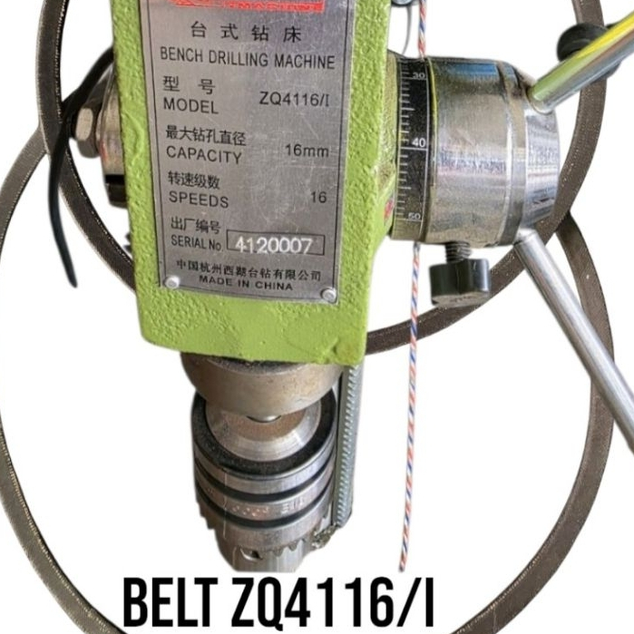 MESIN Fanbelt zq4116/i bench เจาะเครื่อง zq4116/I พัดลมเข็มขัด bench เจาะเครื่อง 16 มม.เข็มขัด bench