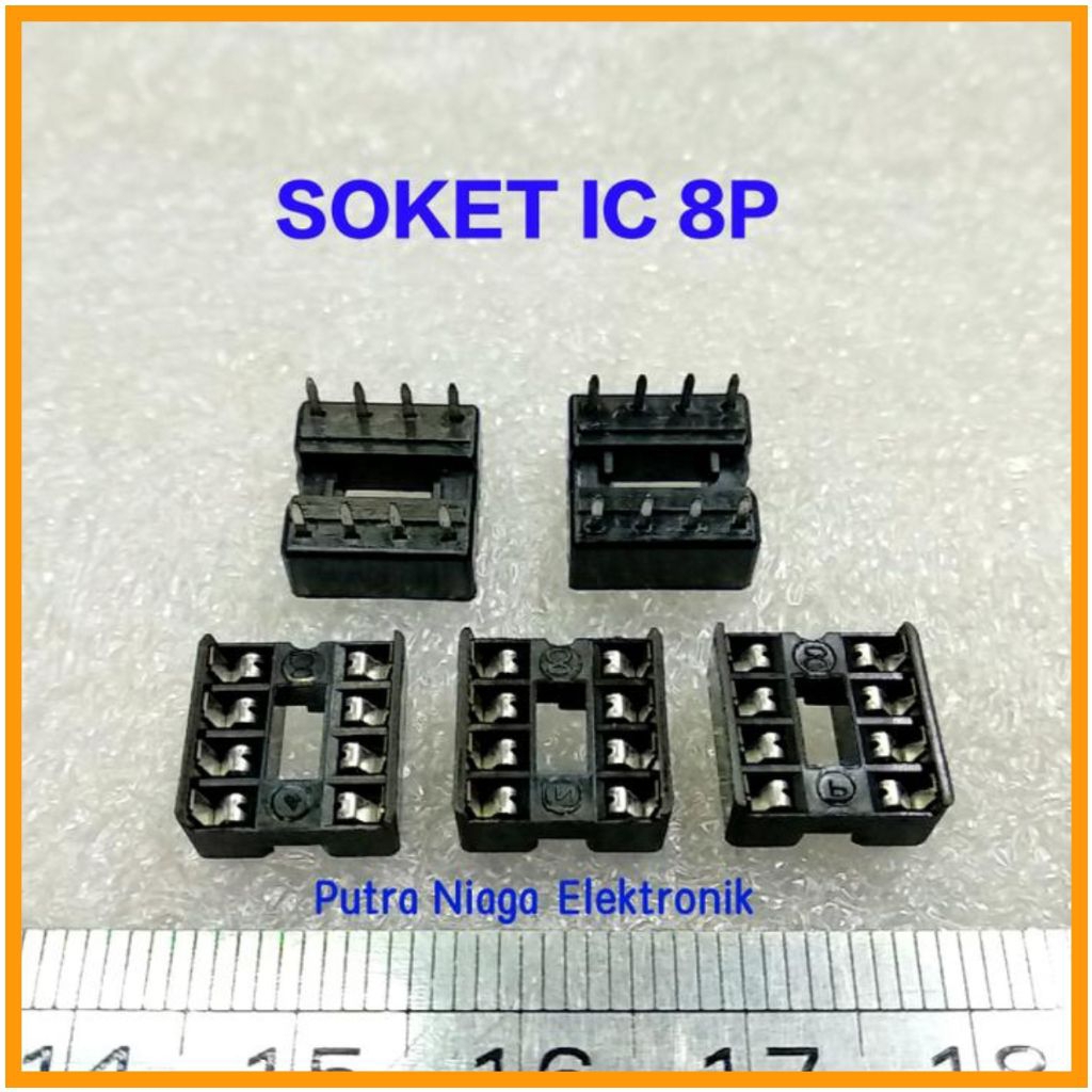 8p IC Socket 8pin ic Socket 8 pin 4x2 pin Holder สําหรับ IC 8 ฟุต