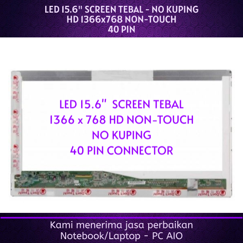 LED LCD 15.6 SONY VPCEB4S1E VPCEB42FM VPCEH1M1E VPCEH2J1E/B VPCEH2D1E PCG-71811M ไม่มีหู HD 1366x40-