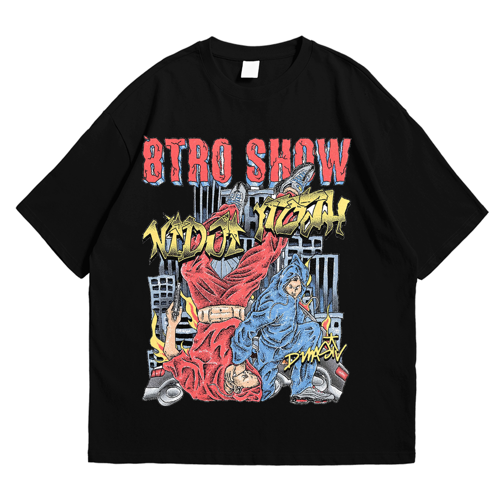 เสื้อยืดวง 8TROW SHOW Cotton Combed 24s