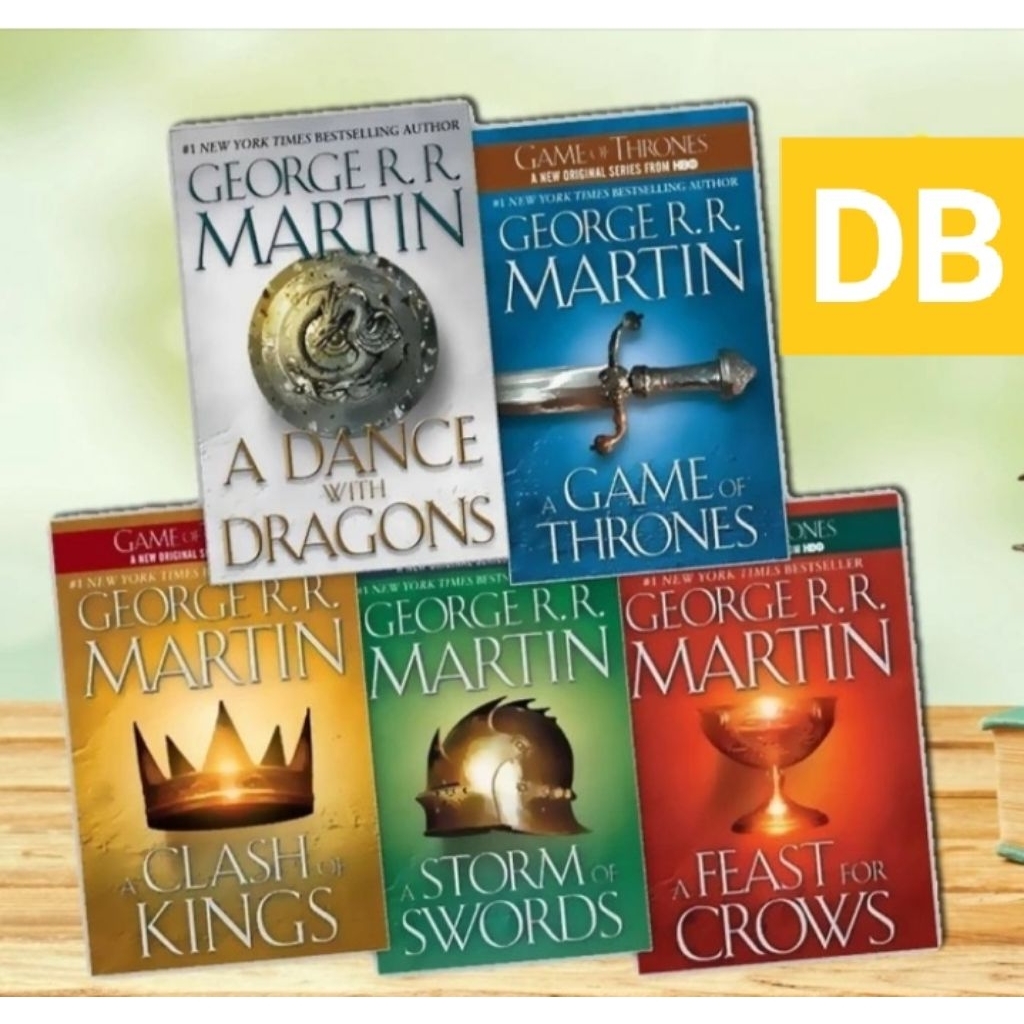 เพลงแห่งน้ําแข็งและไฟ (ชุด 5 เล่ม) โดย George R, R Martin AbGame Trhones