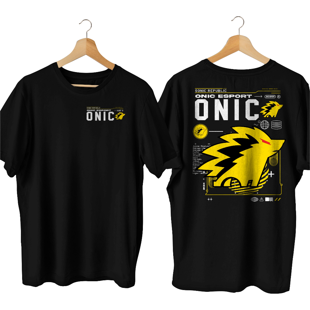 เสื้อยืด Onic Esport Raja Langit Esport indonesia Streetwear New Series Combed 30s / เสื้อ Esport อิ