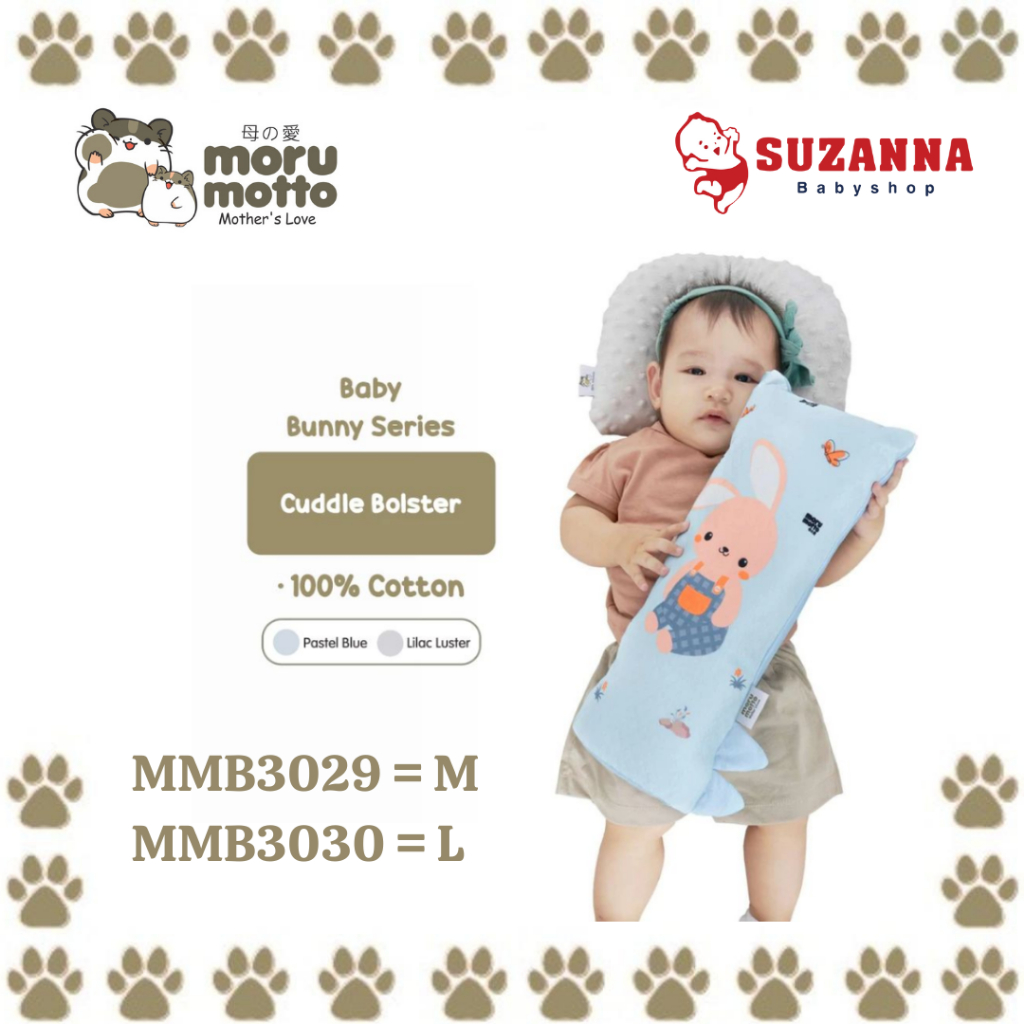 Morumotto Cuddle Bolster Baby Bunny Series - MMB3029 / MMB3030