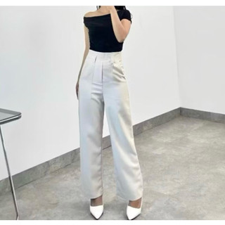 Diora Highwaist Pants / Kulot Straight Cut Pants wanita
