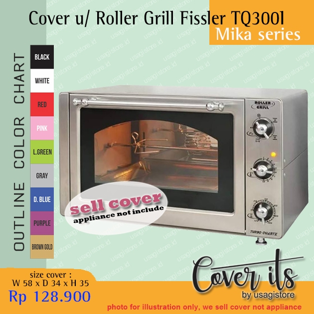 ฝาครอบสําหรับลูกกลิ้ง GRILL FISSLER TQ300I