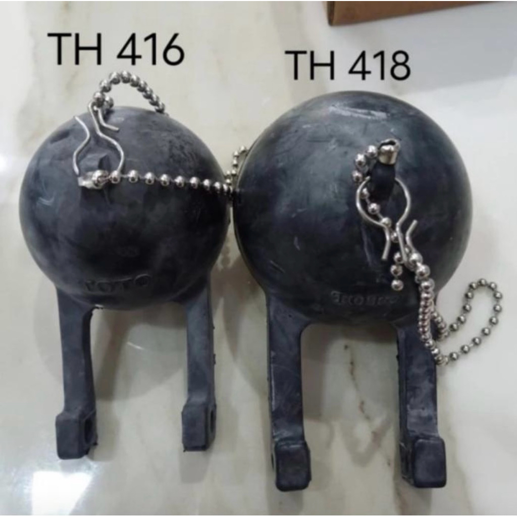 TH416 Toto Rubber Flapper Closet เส้นผ่านศูนย์กลางยาง 6cm