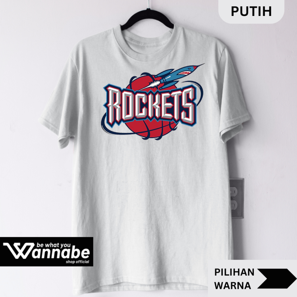 เสื้อยืด HOUSTON ROCKET BASKETBALL SIZE S - 7XL BIGSIZE JUMBO BIG SIZE เสื้อยืด & CHILDRENS BASKETBA