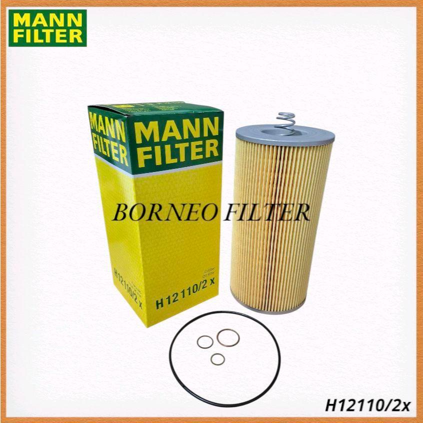 H12110/2x กรองน้ํามันแท้ Mann O-5302 O5302 OX69D P294 J8610102 JOE-88001 LF3327 SFO3327 P550041 H121