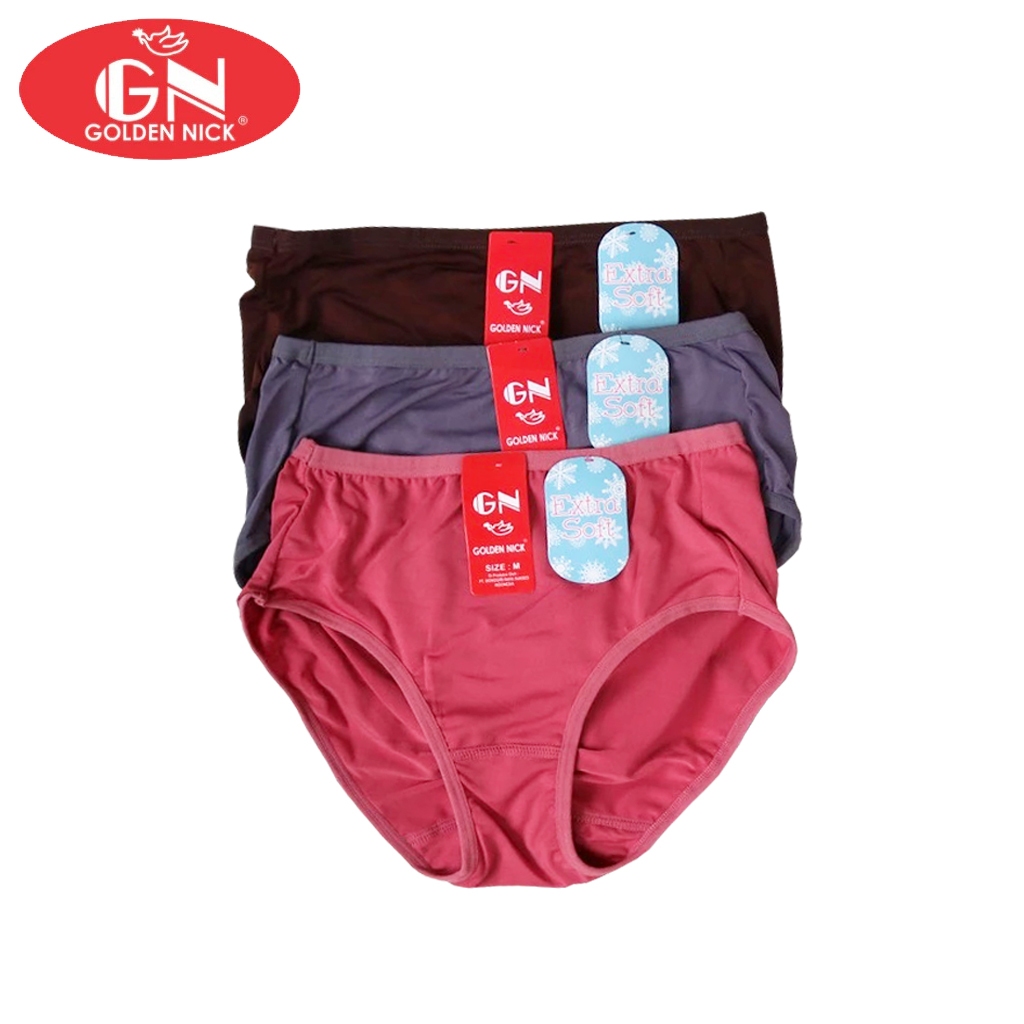 ( 6พีซี ) ซีดี โกลเด้นนิค 132 | Golden Nick Extra Soft กางเกงในผู้หญิง - Kshop