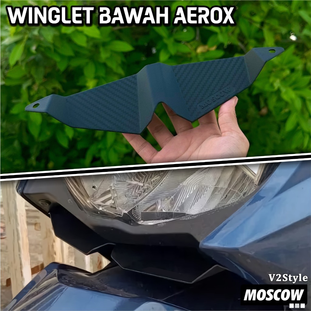 Winglet Aerox 155 เชื่อมต่อ / Winglet Aerox ใหม่ / Winglet Aerox 155 เชื่อมต่อพลาสติก Abs อุปกรณ์เสร