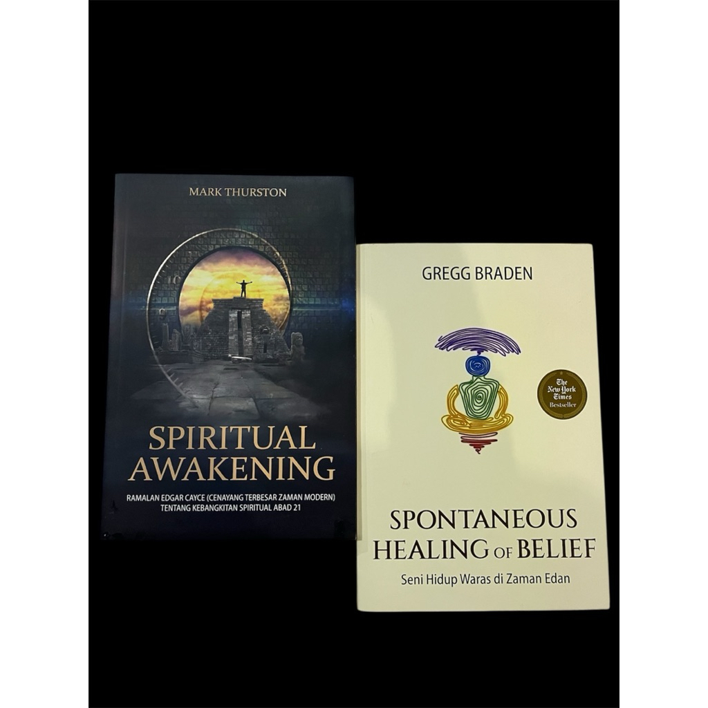 1 แพ็คเกจ 2 เล่ม / SPIRITUAL AWAKENING / SPONTANEOUS HEALING OF BELIEF