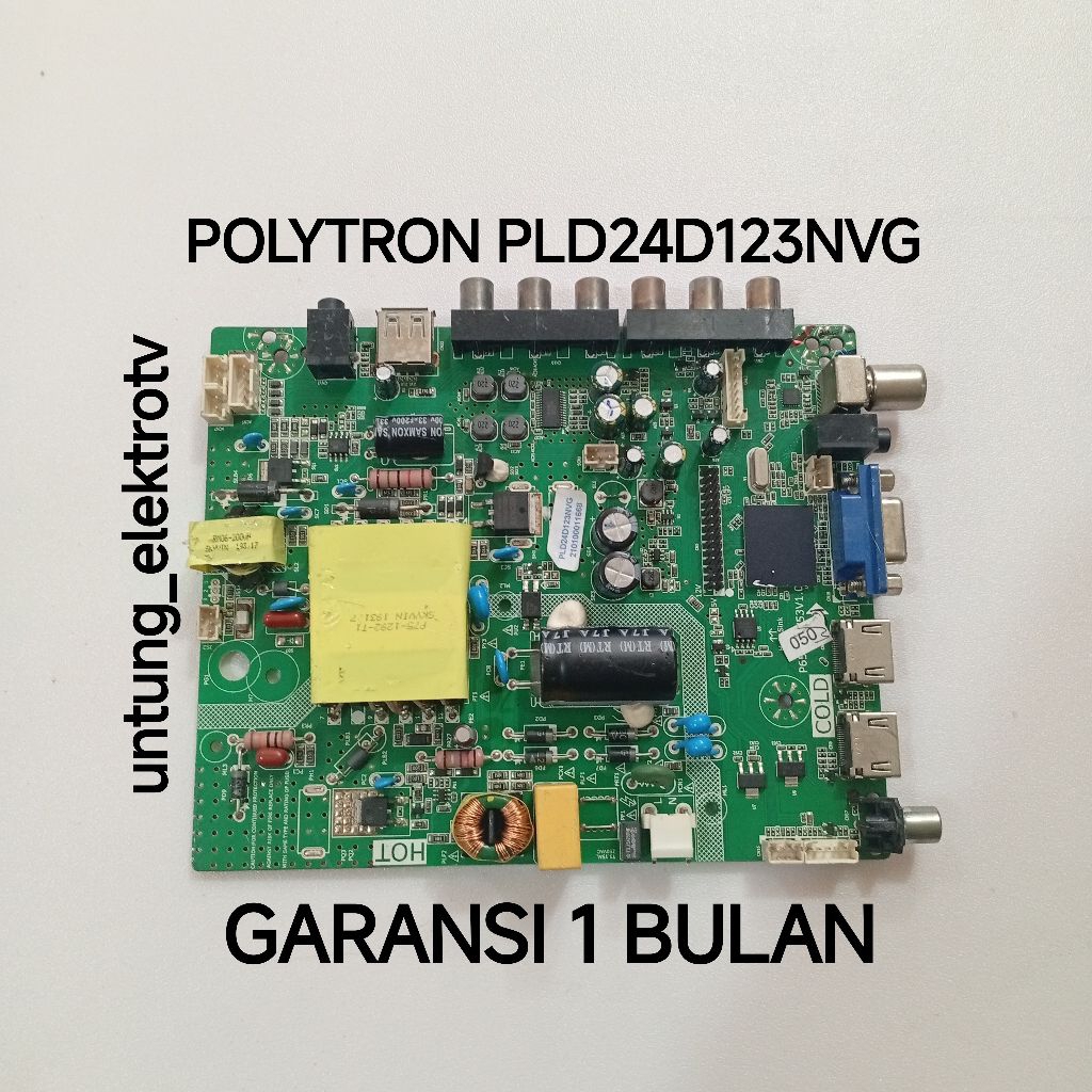 MESIN MB POLYTRON PLD24D123NVG เมนบอร์ด-MOBO-MODUL POLYTRON PLD 24D123NVG LED TV MACHINE