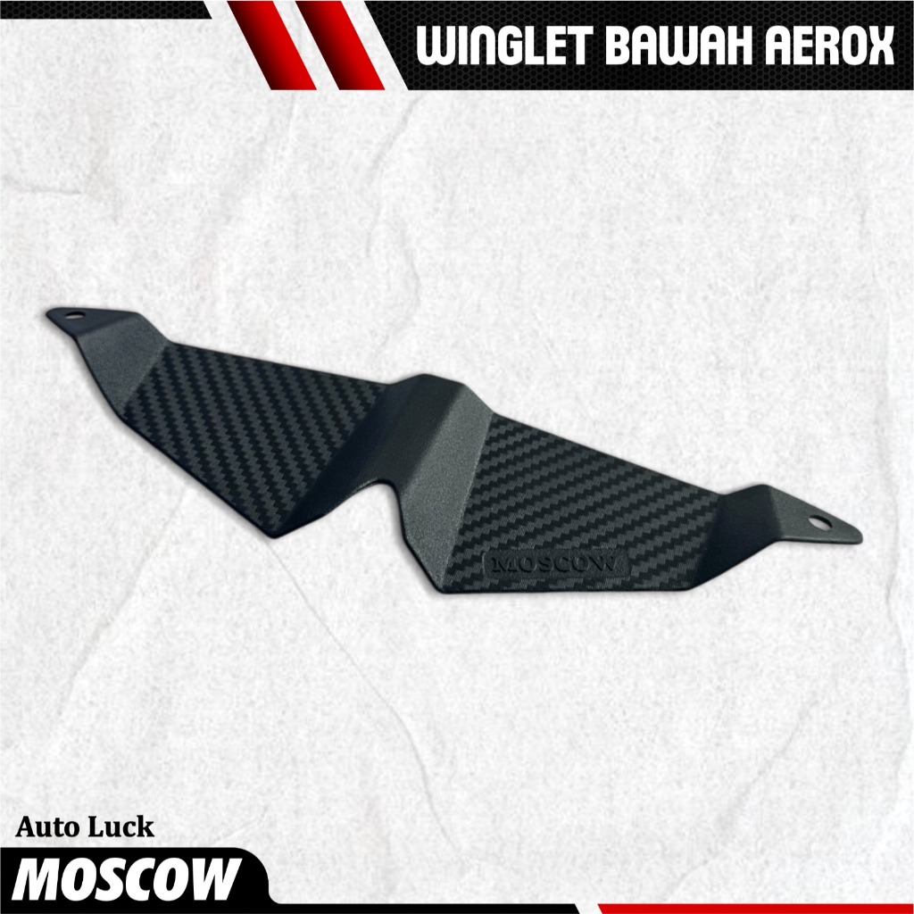WINGLET AEROX เชื่อมต่อใหม่ 155 2020 2021 2022 2023 2024 พลาสติกไม่พร้อม BOTTOM WINGLET BOLT ORIGINA