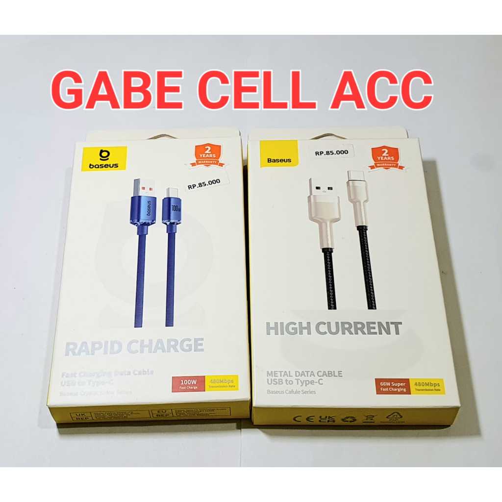 BASEUS DATA CHARGER CABLE 100W FAST CHARGING USB TO TYPE-C CRYSTAL SHINE SERIES CHARGER USB TO TYPE-