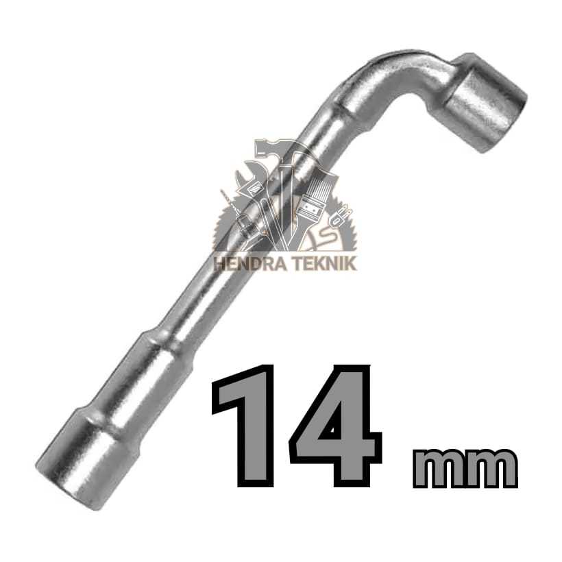 14MM L-SOCKET WRENCH TUBULAR WRENCH ALLEN KEY 14MM 2-WAY SOCKET WRENCH