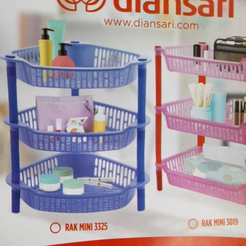 DIANSARI CORNER SHELF TRIANGLE SHELF/3-TIER SHELF COSMETIC SHELF, SPICE SHELF, มัลติฟังก์ชั่น