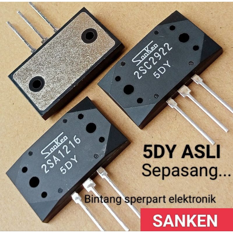 ทรานซิสเตอร์ SANKEN 2SA1216 2SC2922 ต้นฉบับ (ONE PAIR 2SA1216 และ 2SC2922) ทรานซิสเตอร์ SANKEN 2SC29