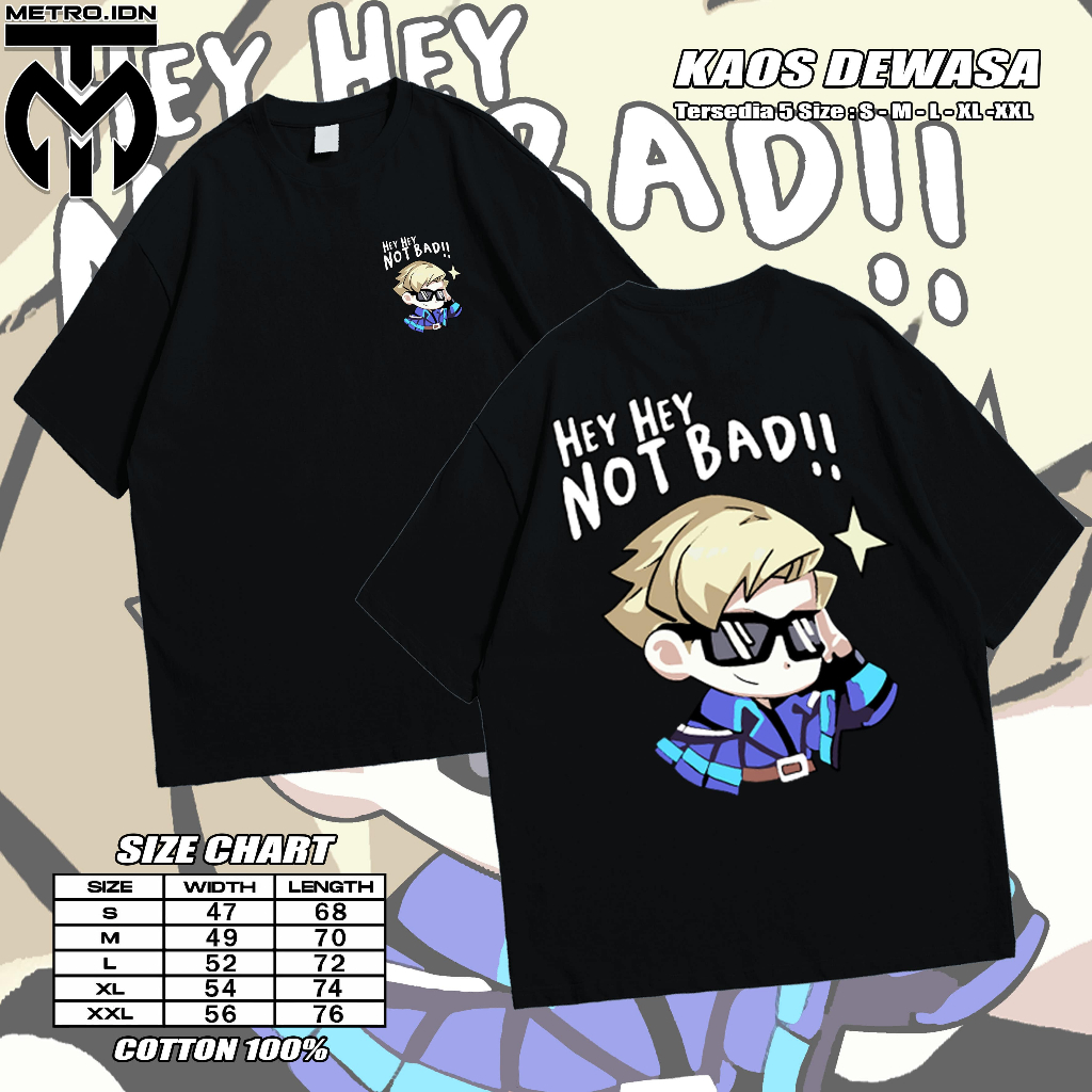 HEY NOTETBAD Mobile Legends Alucard MLBB Emotion เสื้อยืด