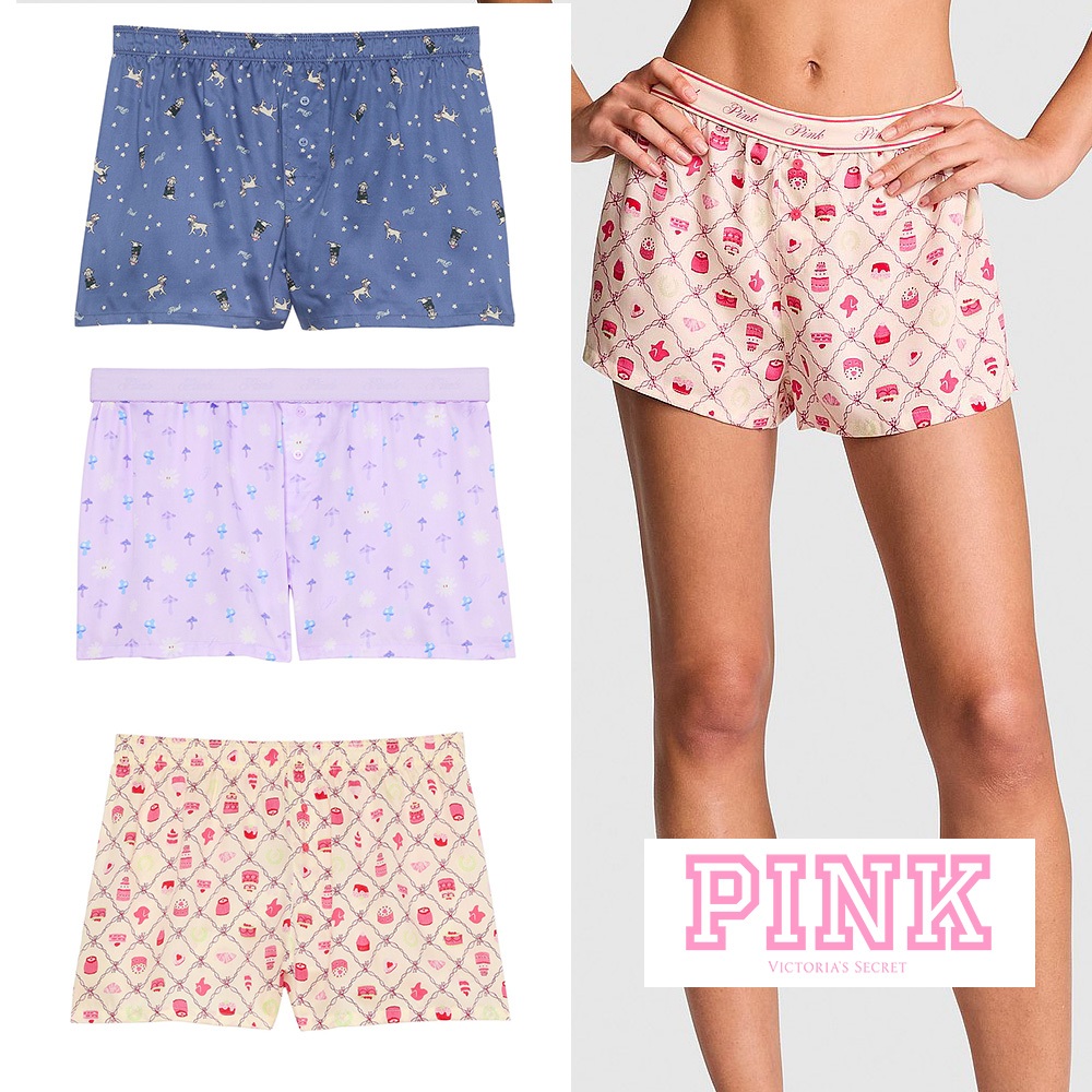 PINK by Victorias Secret Boxy ชุดนอนสั้น / ชุดนอนกางเกงขาสั้น