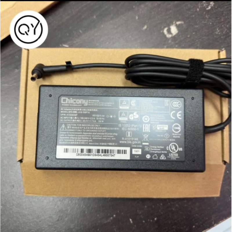 MSI GF66 GF76 WF66 20V 7.5A 150W DC 4.5*3.0 มม.อะแดปเตอร์ชาร์จ