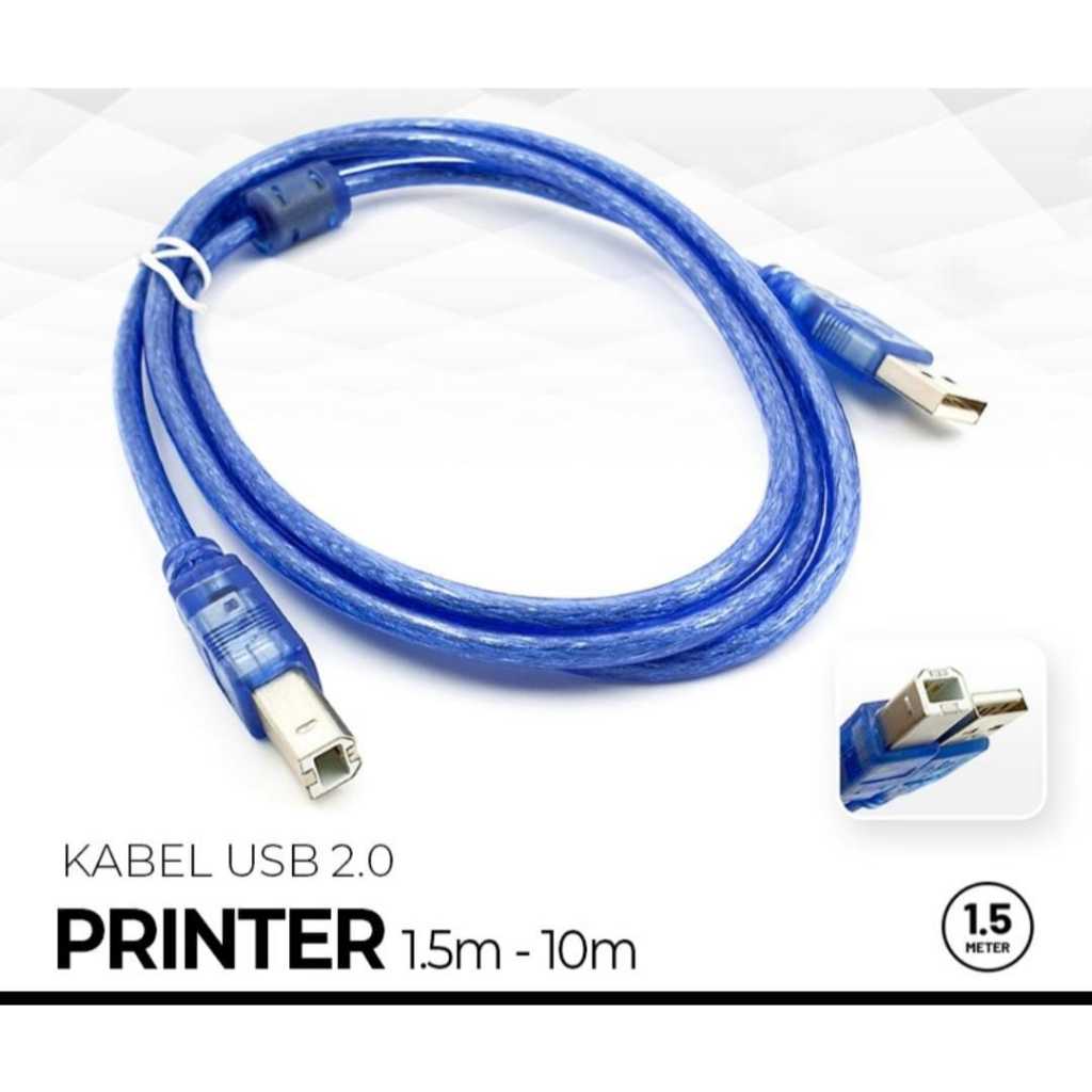 USB 2.0 DATA CABLE PRINTER TYPE A TO B MAN TO MAN 10m 10 เมตร 10 ม. 10 เมตร