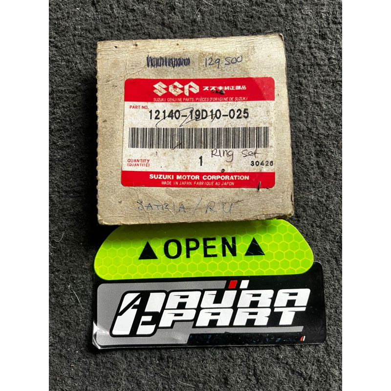 Satria 2 จังหวะ shark lumba แหวนลูกสูบ os 25 12140-19D10-025 original SGP