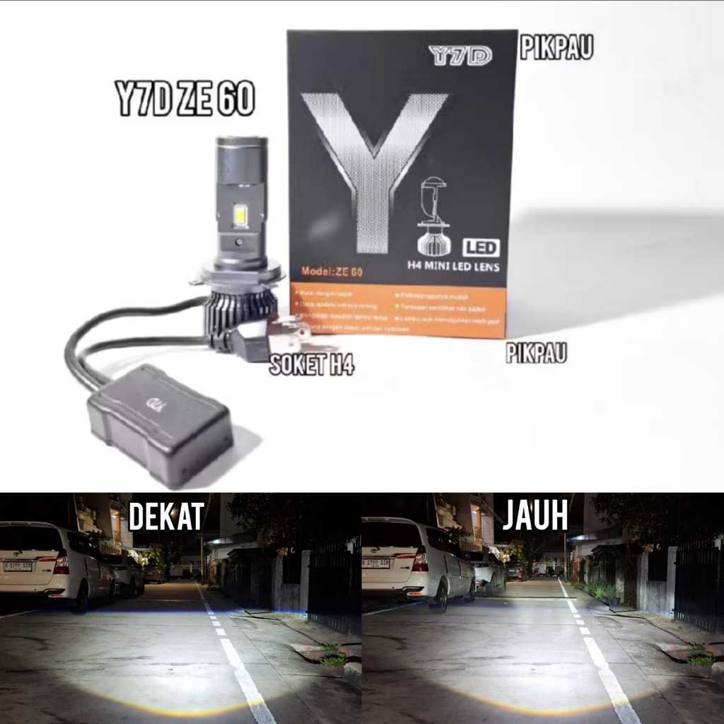 H4 Y7d ZE60 ไฟหน้า Plus โมดูล