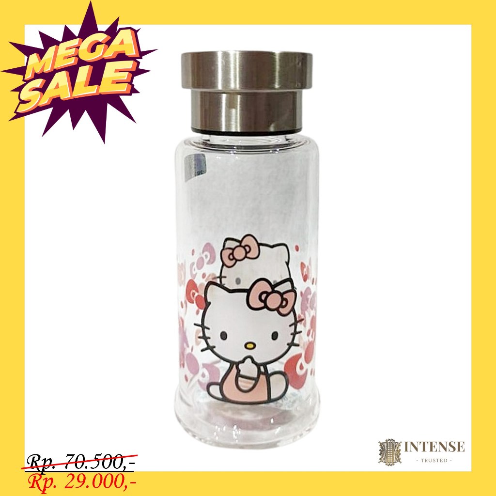 HK B-77-1 ขวดเครื่องดื่มแก้ว 360 ML (901105052)