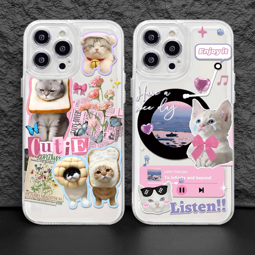 Sizora - SoftCase Clear Ready สําหรับ Vivo Y28 Y38 Y18 Y17S Y27S Y02 Y03 V30e Y100 Y20 Y20S Y12S Y16