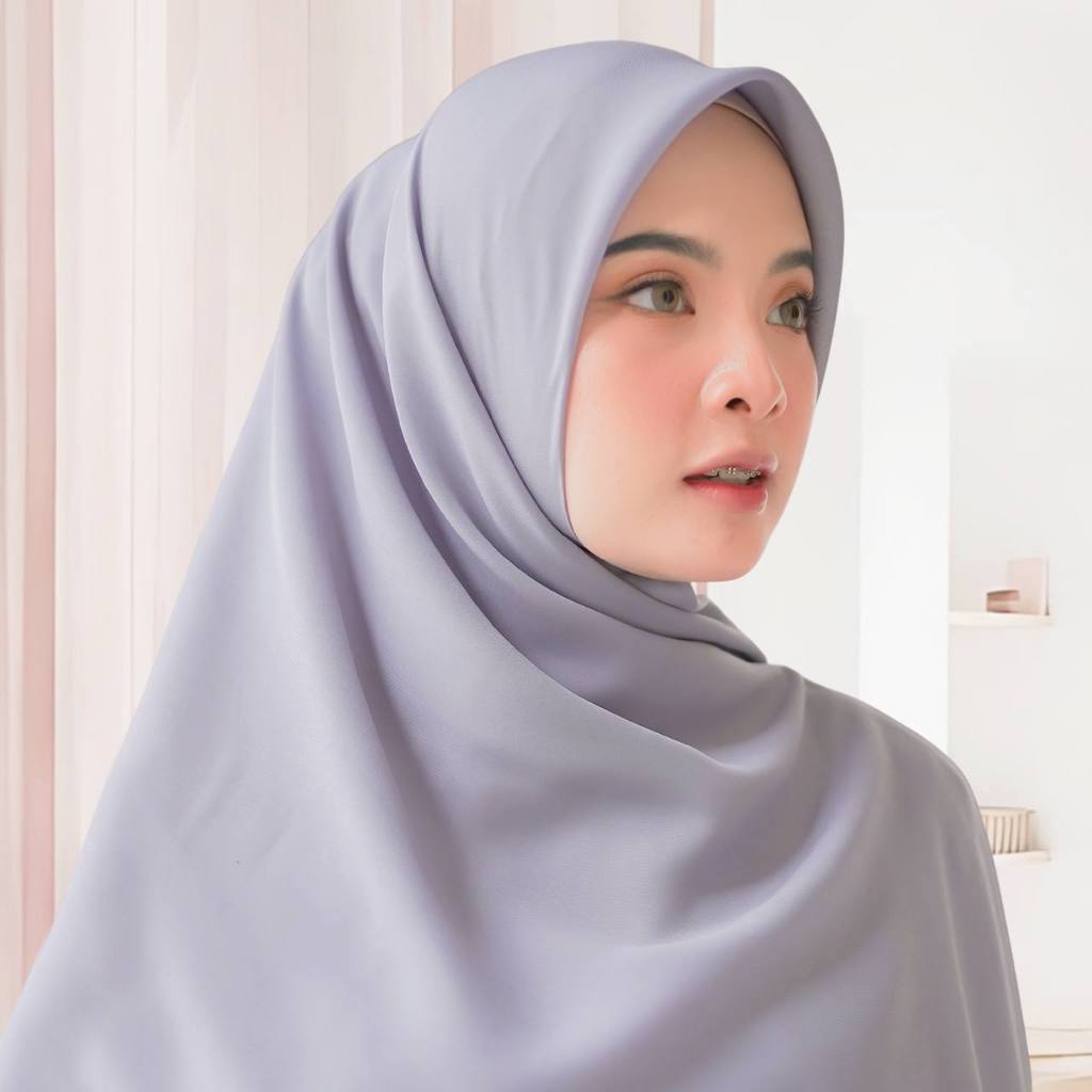 Qadira Syari Hijab Basic premium Polycotton jumbo สี่เหลี่ยมผืนผ้า Hijab
