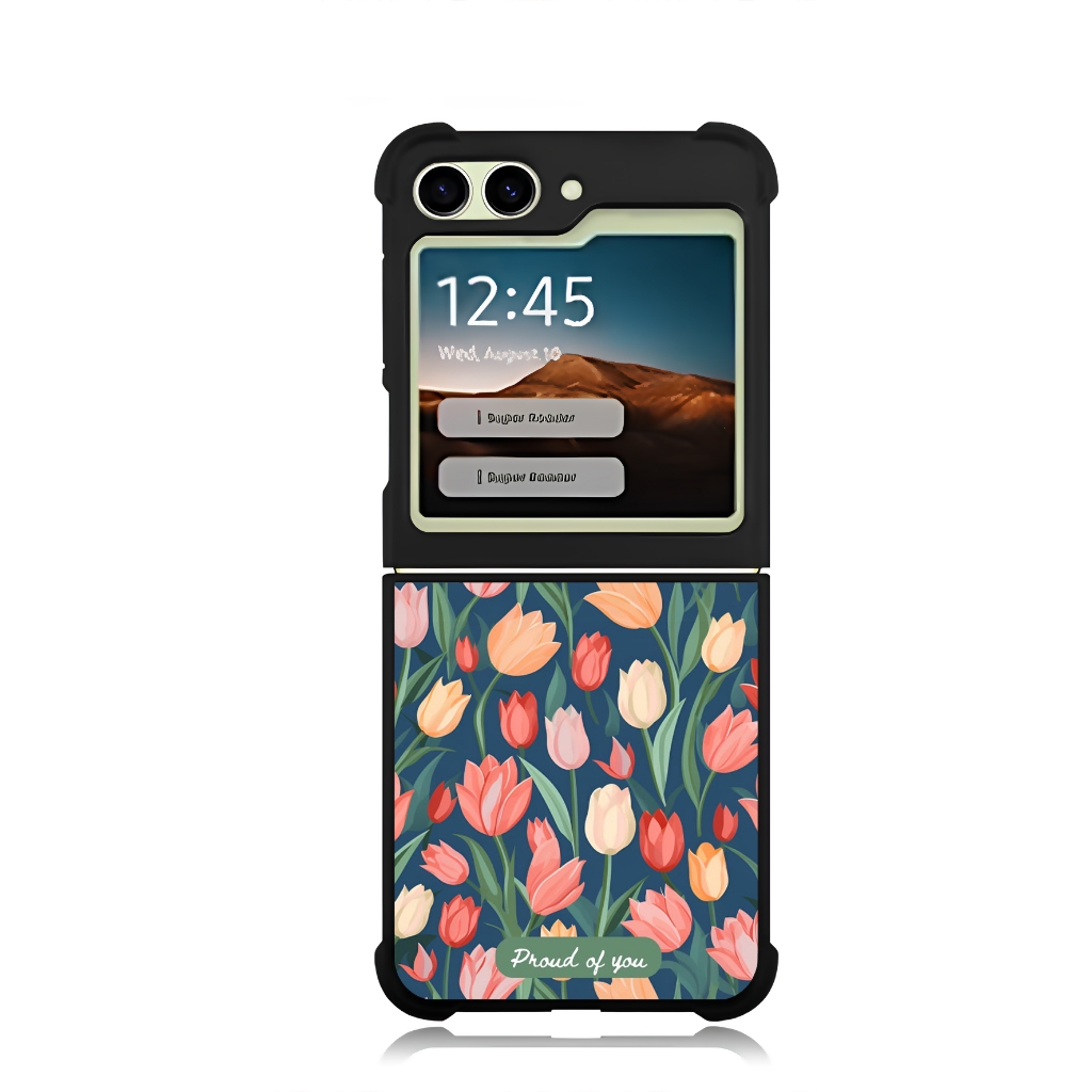 เคสโทรศัพท์ Samsung Galaxy Series Z FLIP 7 6 5 4 3 โทรศัพท์แบบกําหนดเอง Softcase Proud Of You