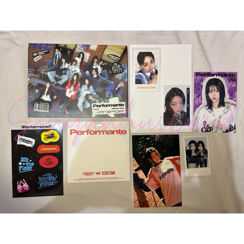 TripleS Visionary Vision อย่างเป็นทางการ + วัตถุโซฮยอน + Sohyun Polaroid POB