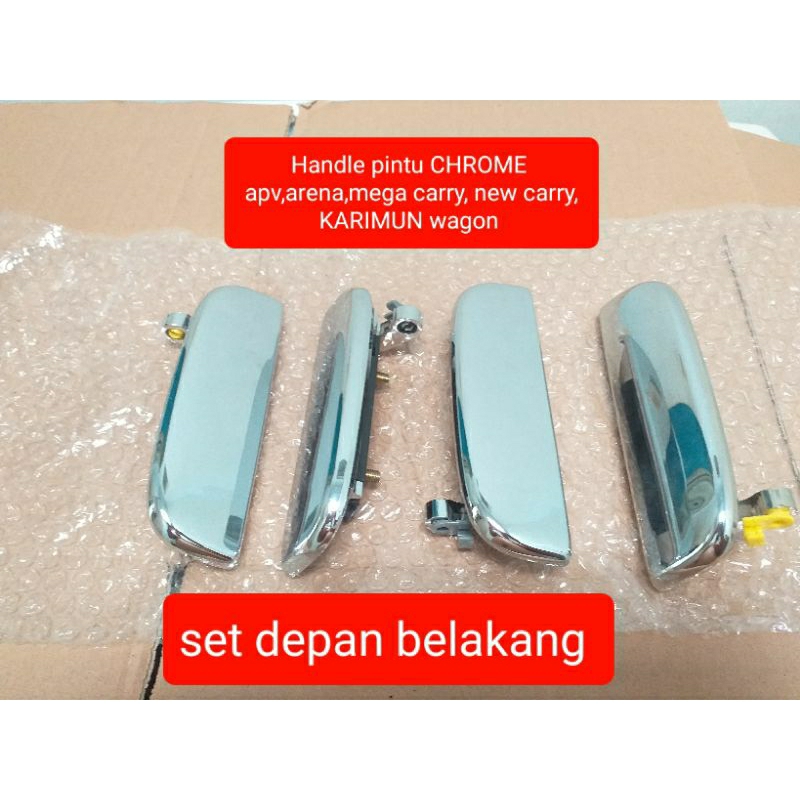 มือจับประตู SUZUKI APV MEGA CARRY KARIMUN WAGON CARRY TAYO SUZUKI CHROME DOOR HANDLE มือจับประตู CROM suzuki APV & MEGACERRY สี
