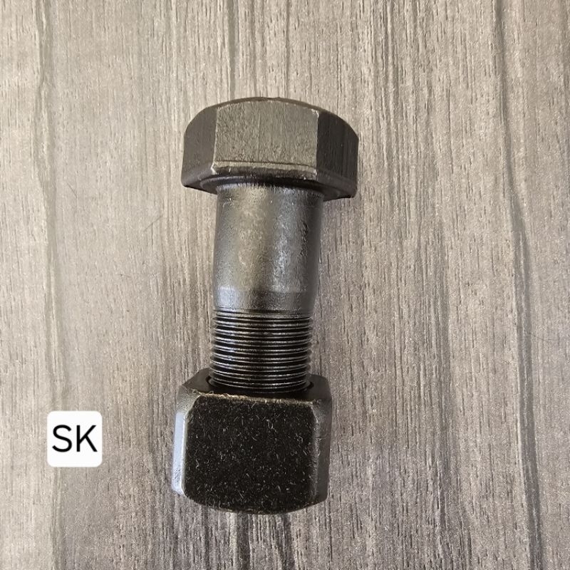 Kobelco SK200-8 / SK130HD สลักเกลียวรองเท้า | Bolt Shoe Kobelco ยี่ห้อ KSB/WX Steel 12.9 Ukr. กุญแจ 