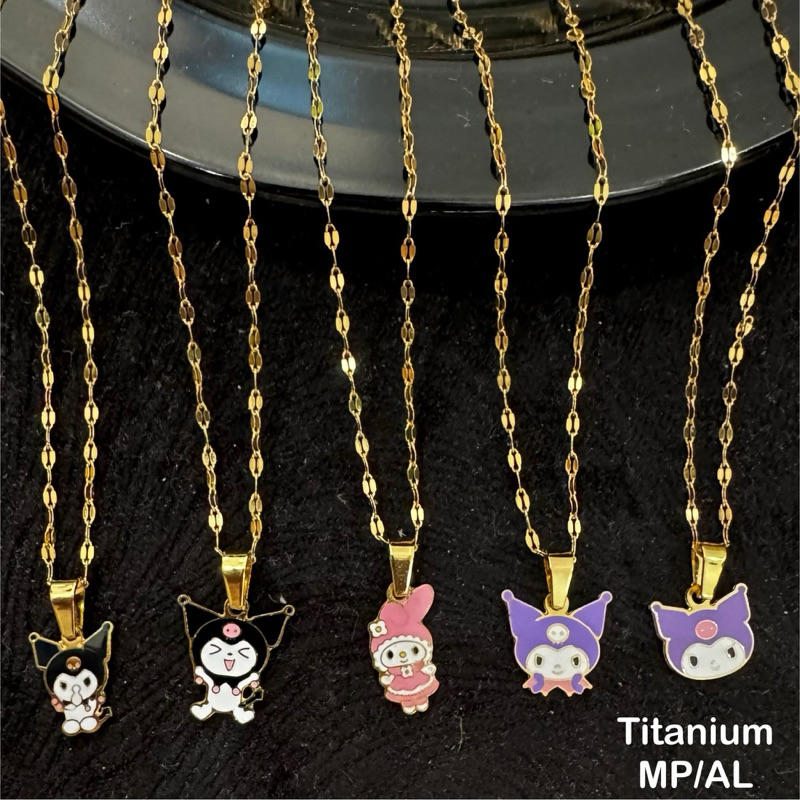 สร้อยคอตัวอักษรไทเทเนียมสําหรับเด็ก 40 ซม. K04286