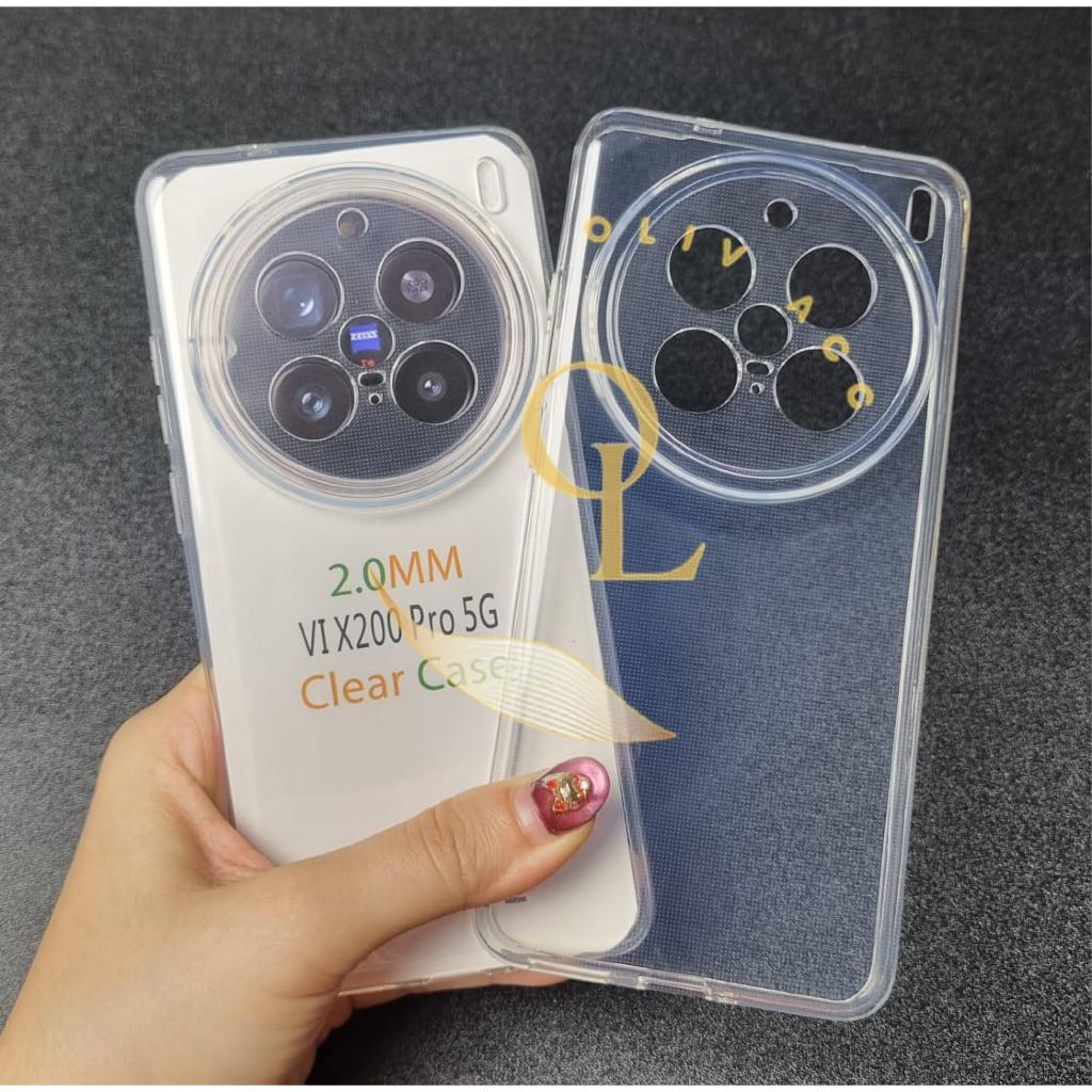 Vivo x200 pro x200 5g y19s v40 5g v40 lite v5 y67 v9 เคสใส tpu โปร่งใส