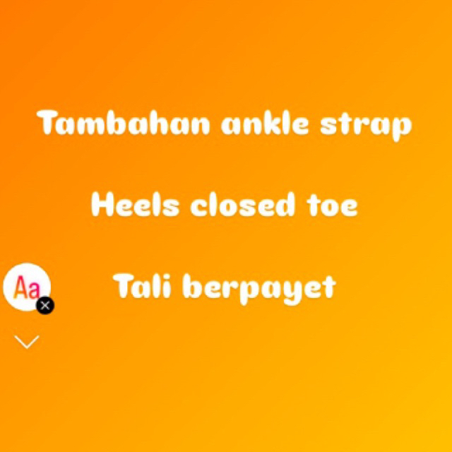 ANKLE STRAP WITH CLOSED HEELS TOE