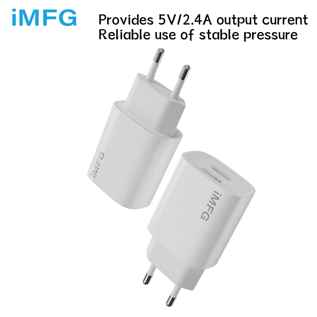 ข้อเสนอใหม่ IMFG CHARGER I-C5 2 PORT 12W 2.4A USB FAST CHARGER