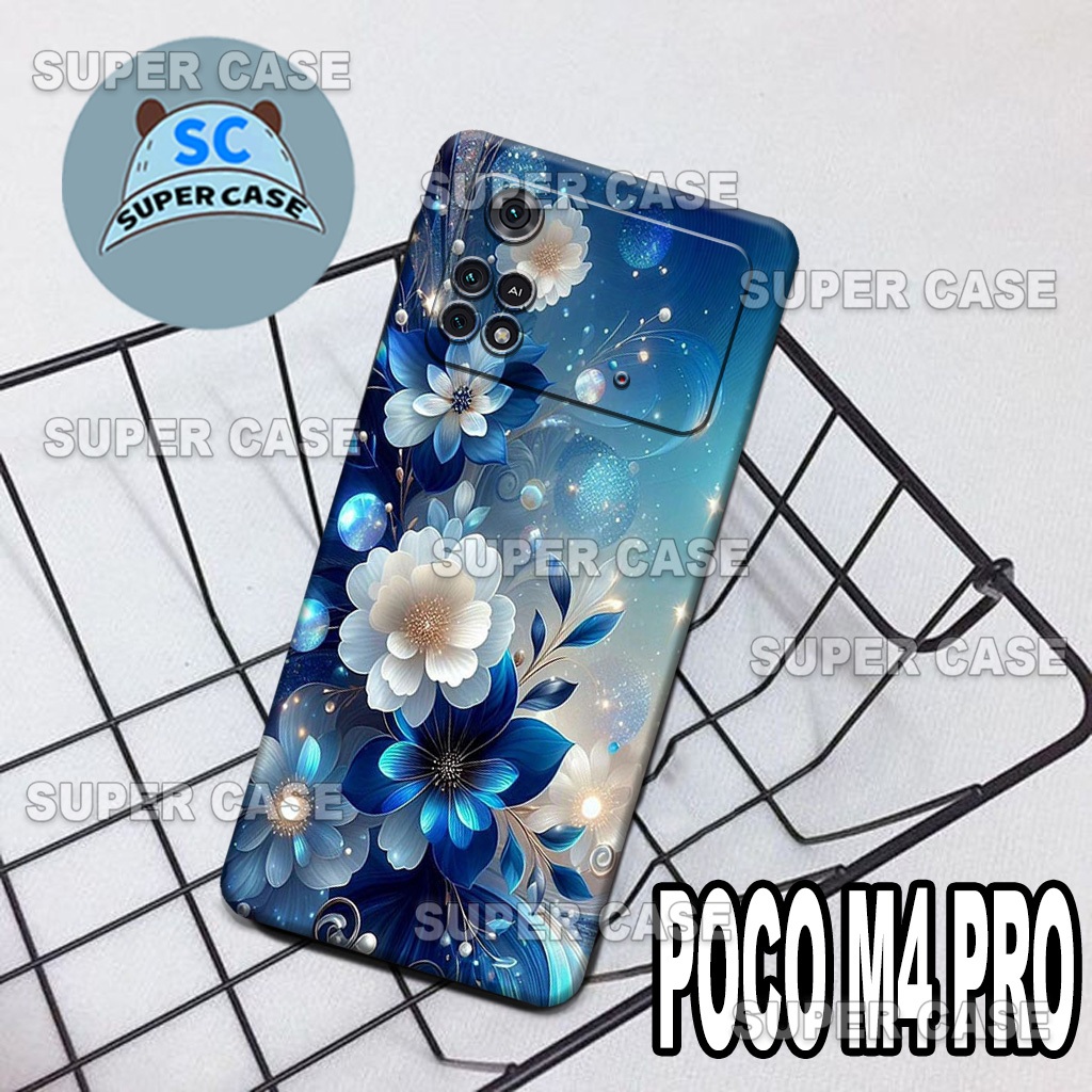 (Q8) Procamera HP Softcase ใหม่ล่าสุดสําหรับ POCO M4 PRO | ดอกไม้ MOTIF | POCO M4 PRO I Casing Softc