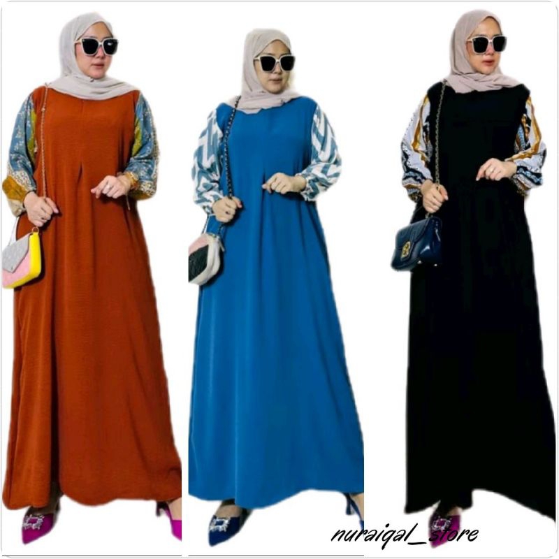 CRINKLE AIRFLOW DRESS LD 120 BUSUI CASUAL DRESS DAILY DRESS OFFICIAL PARTY EVENT DRESS